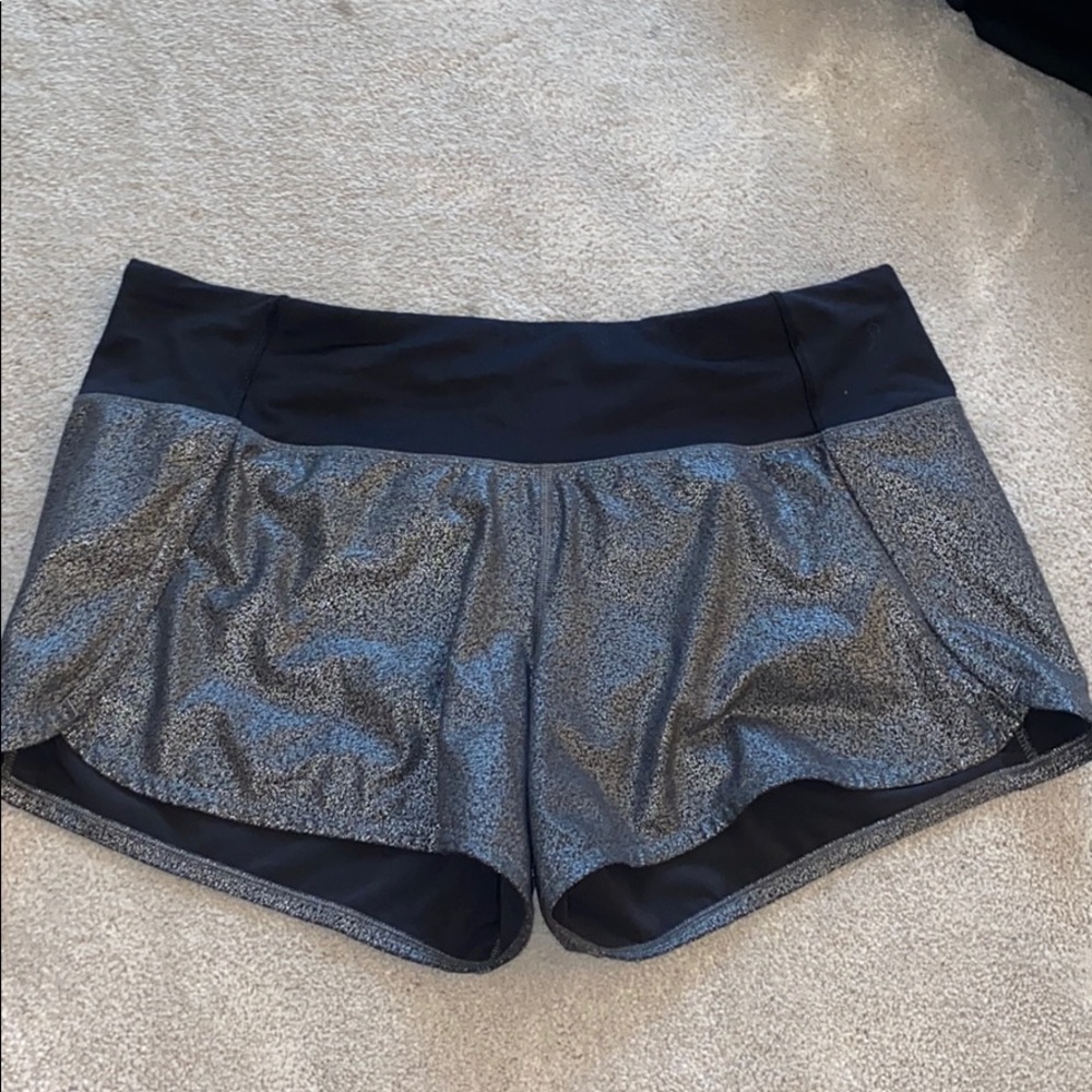 lululemon speed up 4” shorts size 8